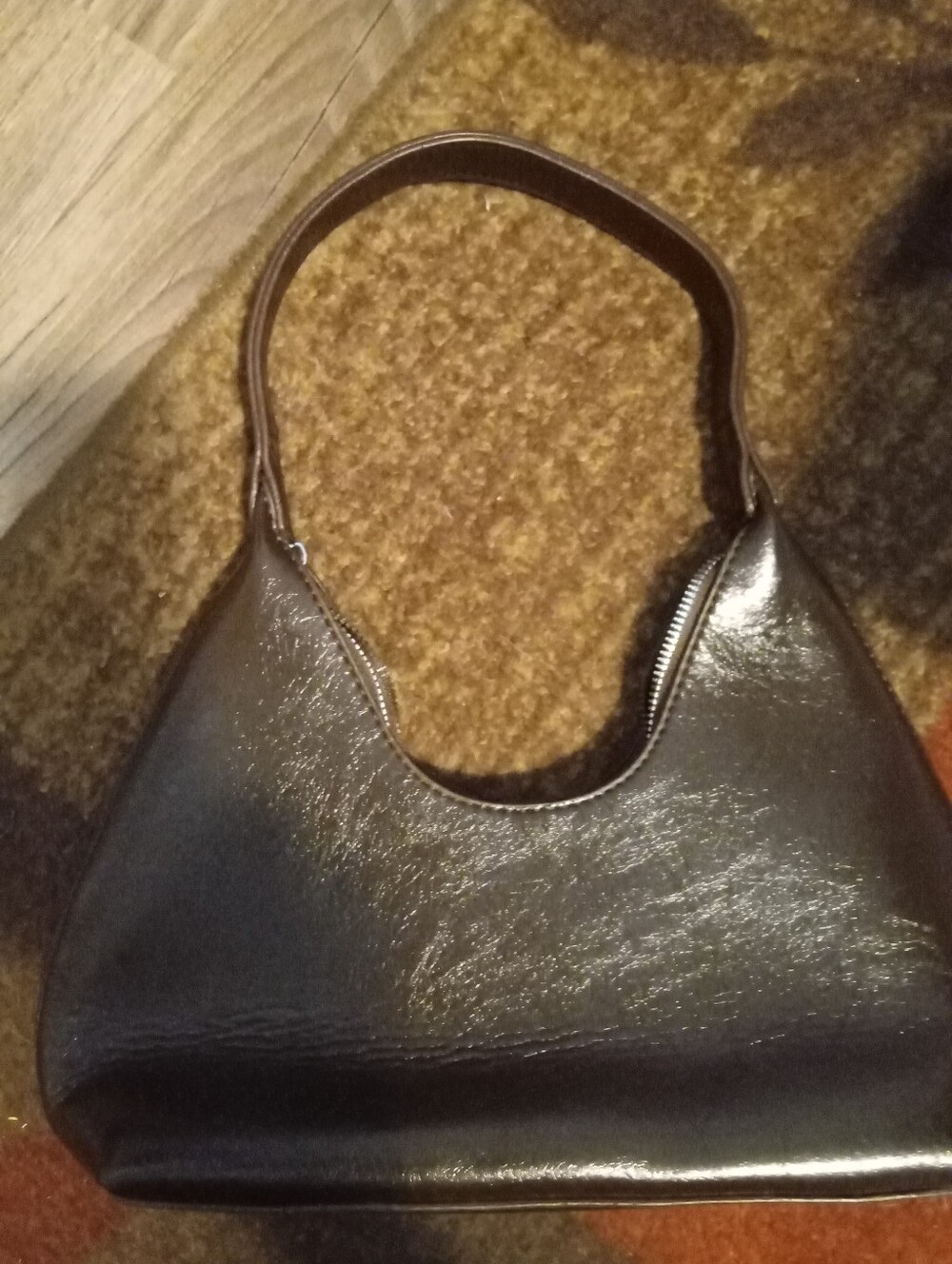 Small Crescent Shoulder Bag Vintage Y2K Hobo Handbag
